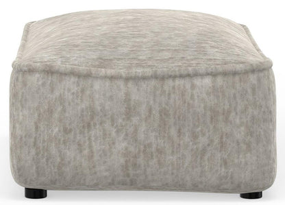 Jackson Furniture - Bankside Ottoman in Parchment - 2206-10/1760-26 veiw 3