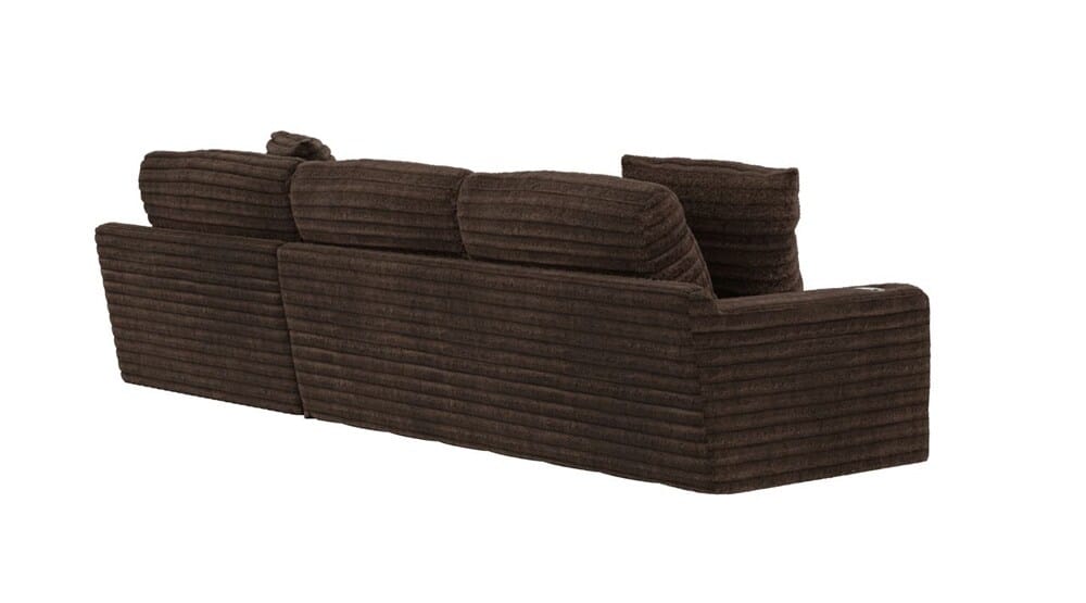 Jackson Furniture - Comfrey 2-Piece Sectional with RSF Chaise in Chocolate - 3045-76/1998-09_3045-63/1998-09_ veiw 4