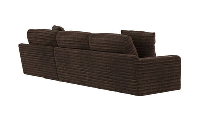 Jackson Furniture - Comfrey 2-Piece Sectional with RSF Chaise in Chocolate - 3045-76/1998-09_3045-63/1998-09_ veiw 4