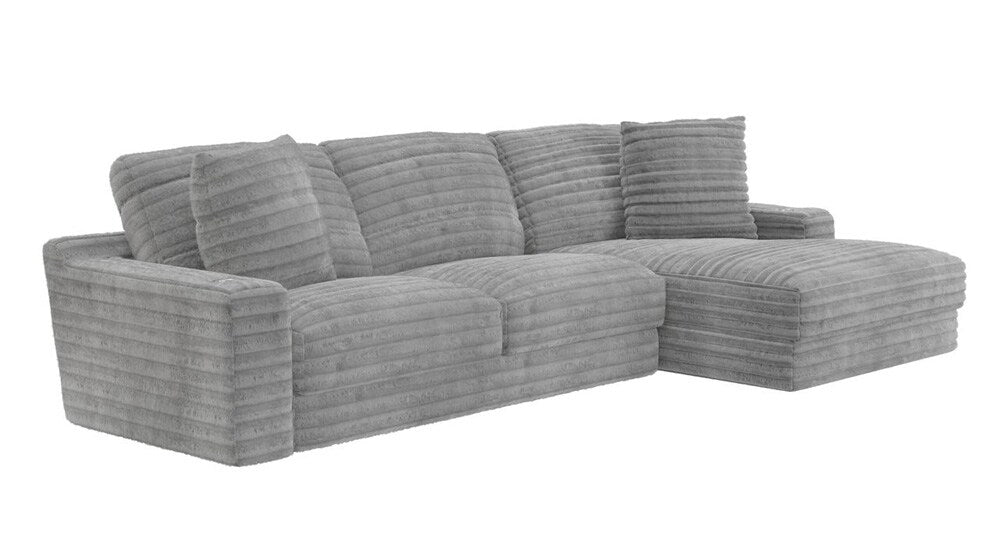 Jackson Furniture - Comfrey 2-Piece Sectional with RSF Chaise in Moonstruck - 3045-76/1998-18_3045-63/1998-18_ veiw 1