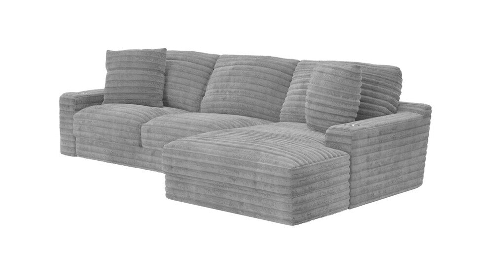 Jackson Furniture - Comfrey 2-Piece Sectional with RSF Chaise in Moonstruck - 3045-76/1998-18_3045-63/1998-18_ veiw 2