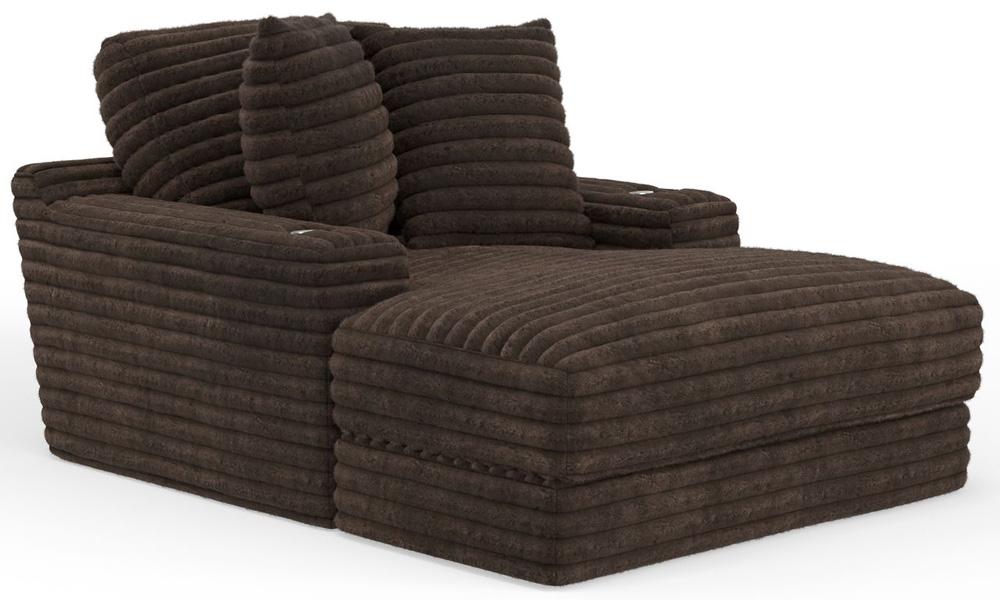 Jackson Furniture - Comfrey Chaise in Chocolate - 3045-09/1998-09 veiw 1