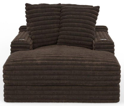 Jackson Furniture - Comfrey Chaise in Chocolate - 3045-09/1998-09 veiw 2