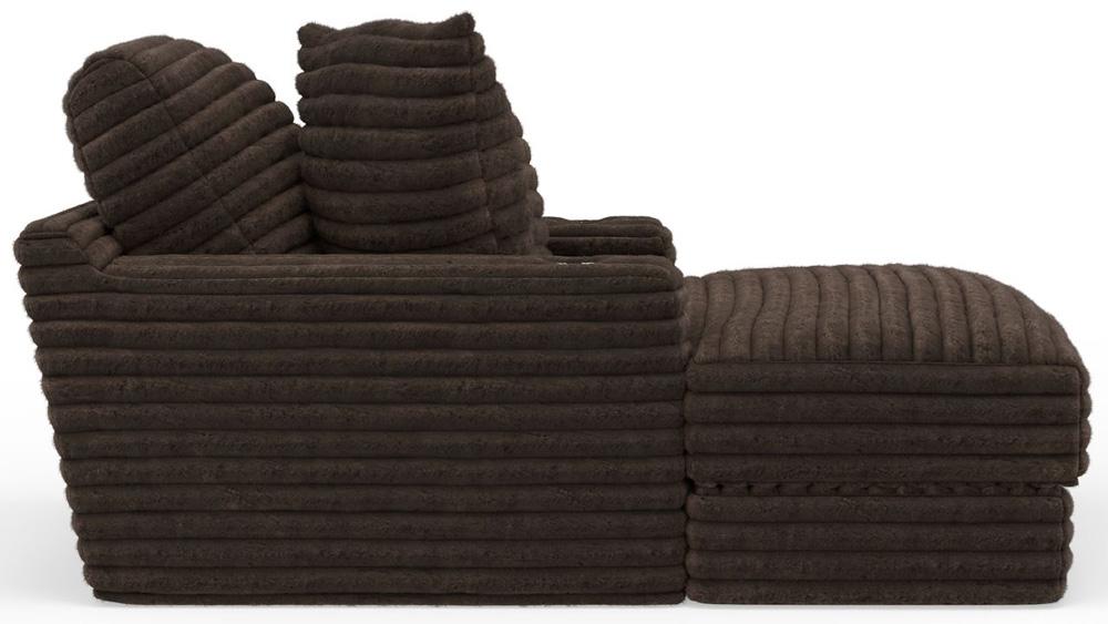 Jackson Furniture - Comfrey Chaise in Chocolate - 3045-09/1998-09 veiw 3