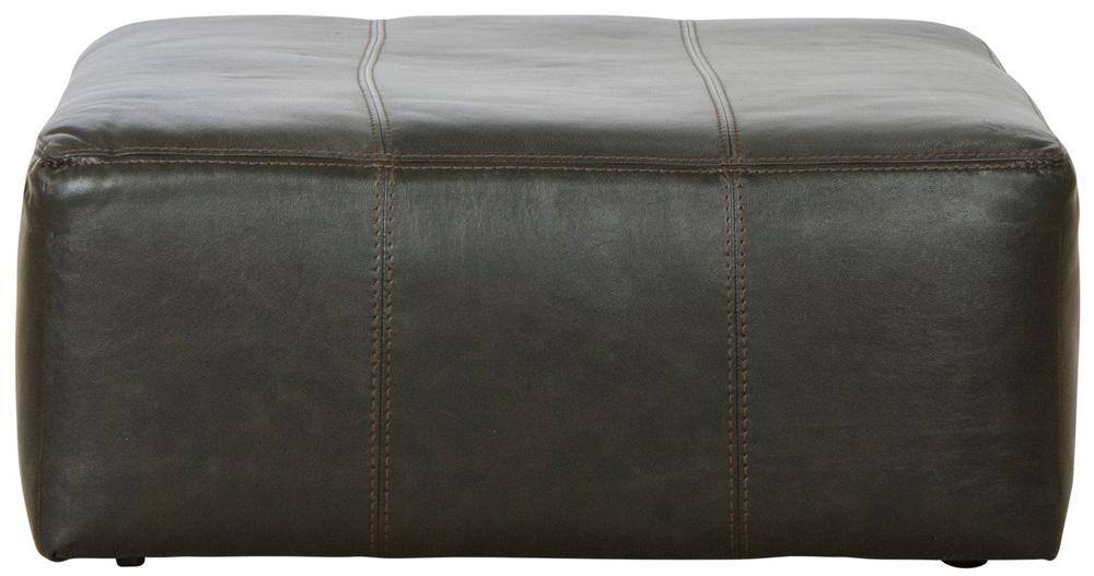 Jackson Furniture - Denali Top Grain Leather Cocktail Ottoman 40" in Steel - 4378-12/1283-28/3083-28 veiw 2