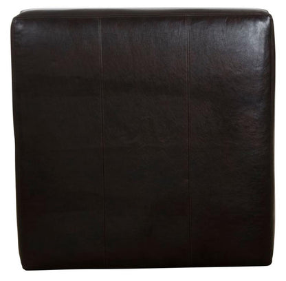 Jackson Furniture - Denali Top Grain Leather Cocktail Ottoman in Chocolate - 4378-28/1283-09/3083-09 veiw 3