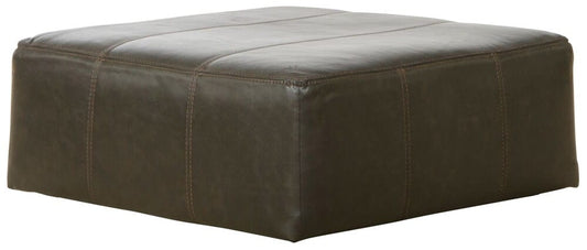 Jackson Furniture - Denali Top Grain Leather Cocktail Ottoman in Steel - 4378-28/1283-28/3083-28 veiw 1