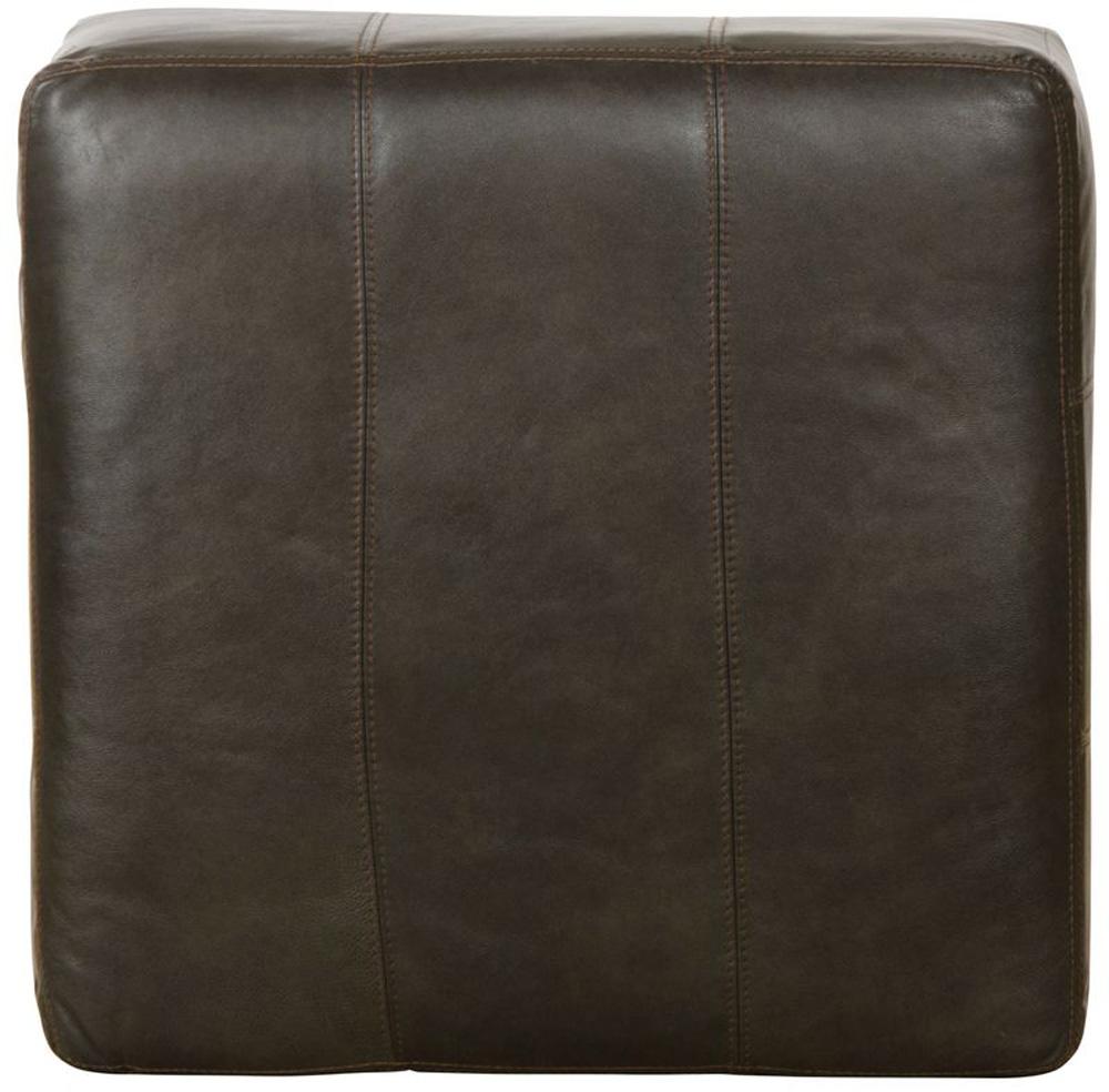 Jackson Furniture - Denali Top Grain Leather Cocktail Ottoman in Steel - 4378-28/1283-28/3083-28 veiw 3