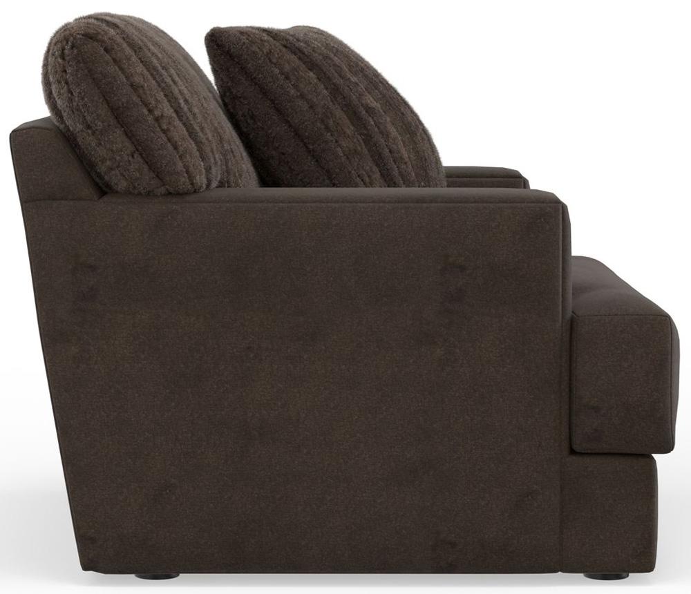 Jackson Furniture - Eagan Chair 1/2 in Chocolate/Chocolate - 2303-01/1847-09/1998-09 veiw 3