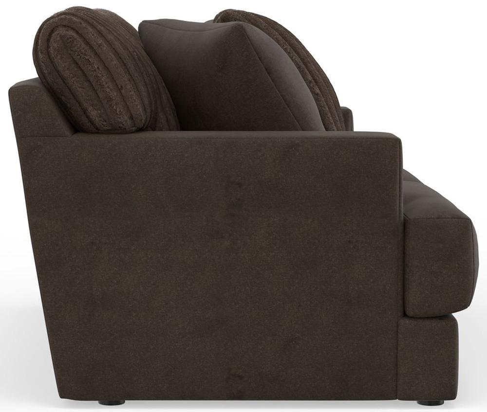 Jackson Furniture - Eagan Loveseat in Chocolate/Chocolate - 2303-02/1847-09/1998-09 veiw 3