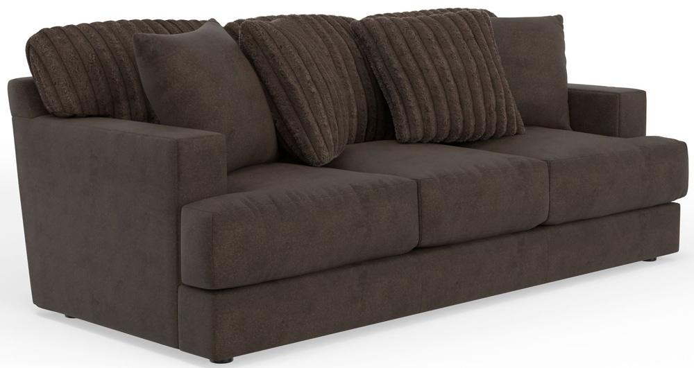 Jackson Furniture - Eagan Sofa in Chocolate/Chocolate - 2303-03/1847-09/1998-09 veiw 1