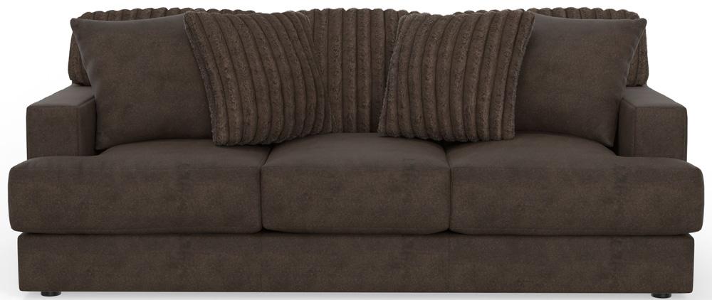 Jackson Furniture - Eagan Sofa in Chocolate/Chocolate - 2303-03/1847-09/1998-09 veiw 2