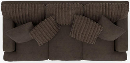 Jackson Furniture - Eagan Sofa in Chocolate/Chocolate - 2303-03/1847-09/1998-09 veiw 5