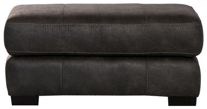 Jackson Furniture - Grant Ottoman in Steel - 4453-10/1227-28/3027-28 veiw 2