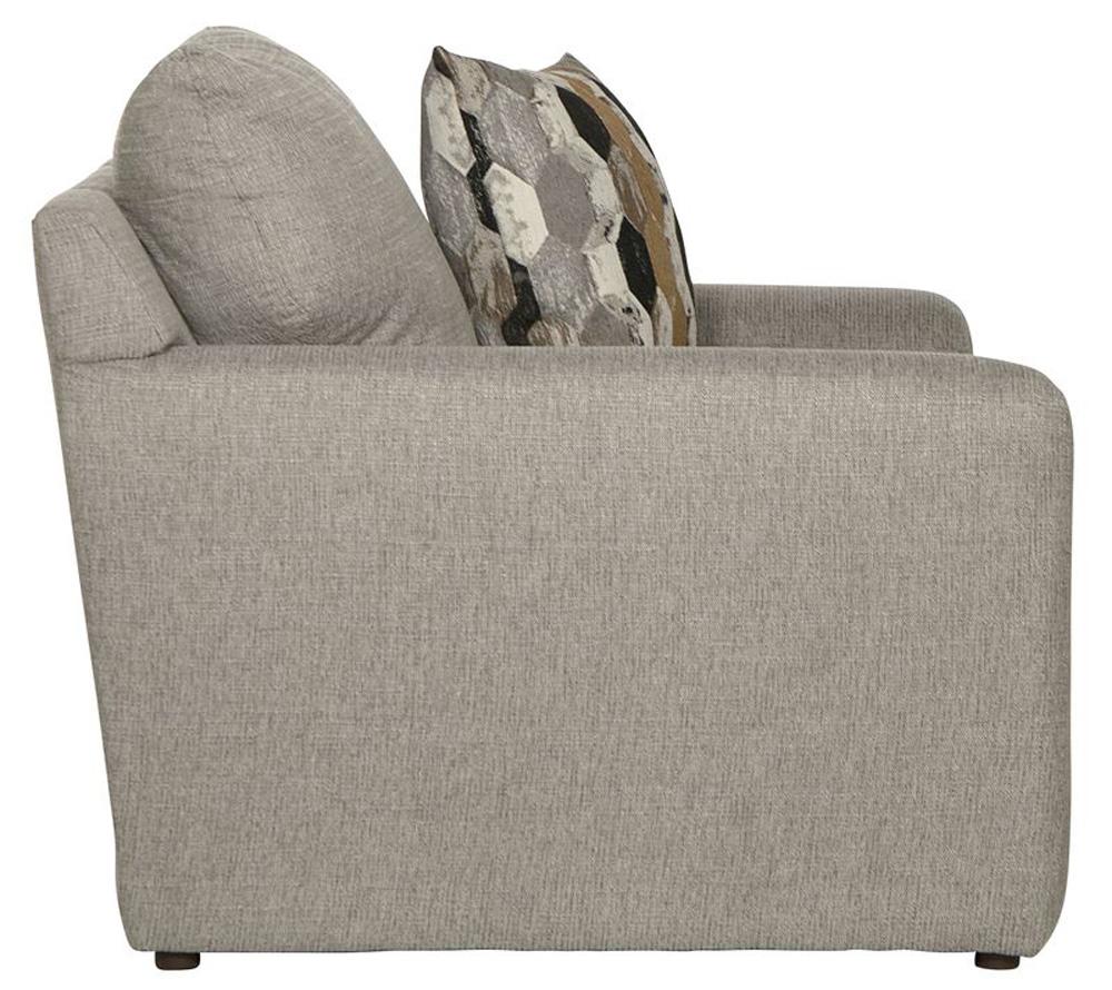 Jackson Furniture - Hooten Chair 1/2 in Nickel/Teak - 3288-01/1842-18/2078-48 veiw 3