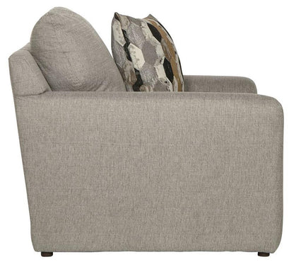 Jackson Furniture - Hooten Chair 1/2 in Nickel/Teak - 3288-01/1842-18/2078-48 veiw 3