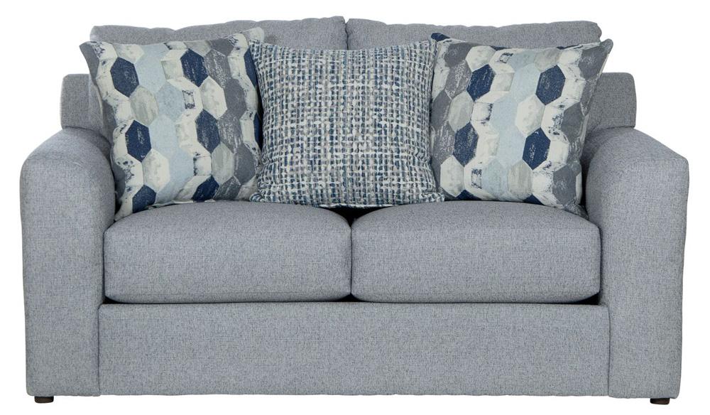Jackson Furniture - Hooten Loveseat in Delft/Marine - 3288-02/1842-23/2078-43 veiw 2