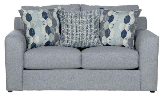 Jackson Furniture - Hooten Loveseat in Delft/Marine - 3288-02/1842-23/2078-43 veiw 2