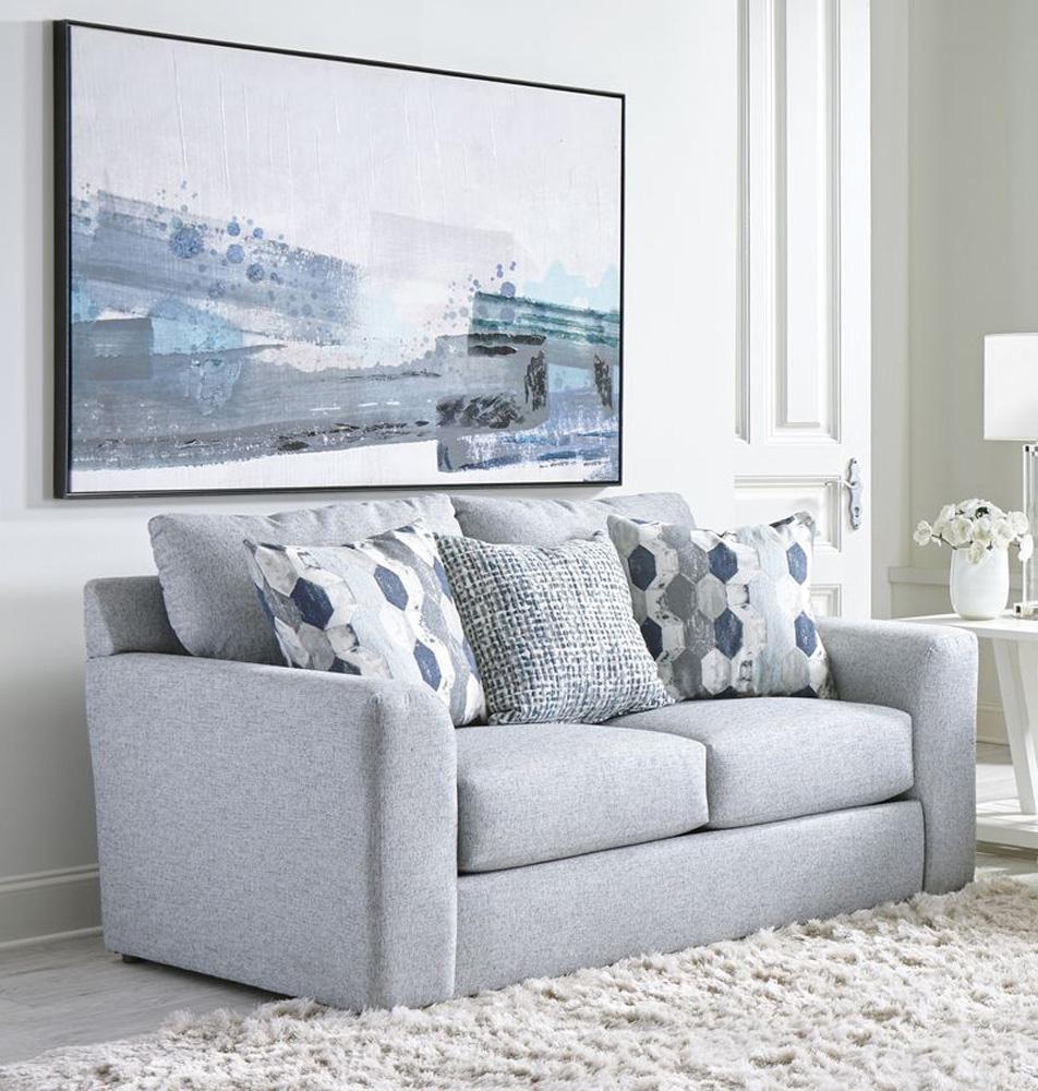 Jackson Furniture - Hooten Loveseat in Delft/Marine - 3288-02/1842-23/2078-43 veiw 5
