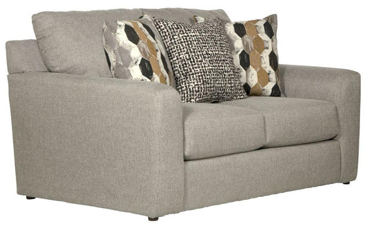 Jackson Furniture - Hooten Loveseat in Nickel/Teak - 3288-02/1842-18/2078-48 veiw 1