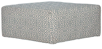 Jackson Furniture - Howell Cocktail Ottoman in Aqua - 3482-12/2120-45 veiw 1