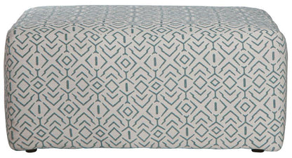 Jackson Furniture - Howell Cocktail Ottoman in Aqua - 3482-12/2120-45 veiw 2