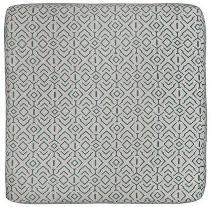 Jackson Furniture - Howell Cocktail Ottoman in Aqua - 3482-12/2120-45 veiw 4