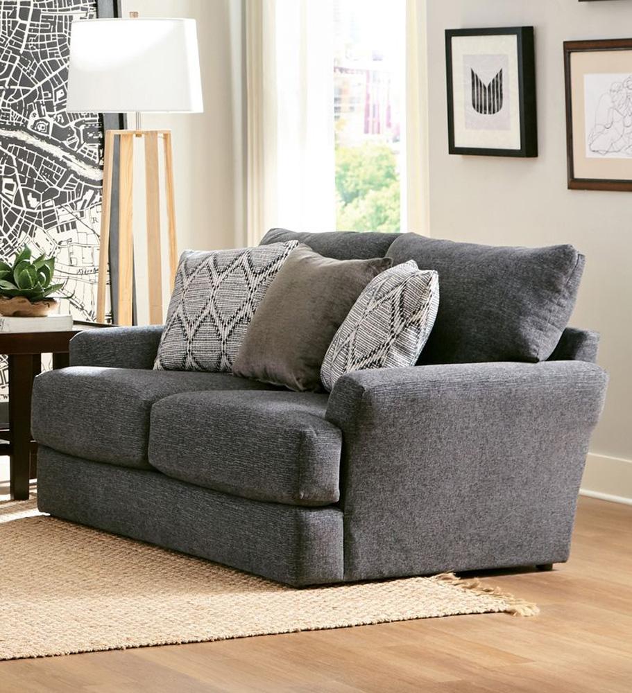 Jackson Furniture - Howell Loveseat in Night/Graphite - 3482-02/1617-48/1726-48 veiw 5