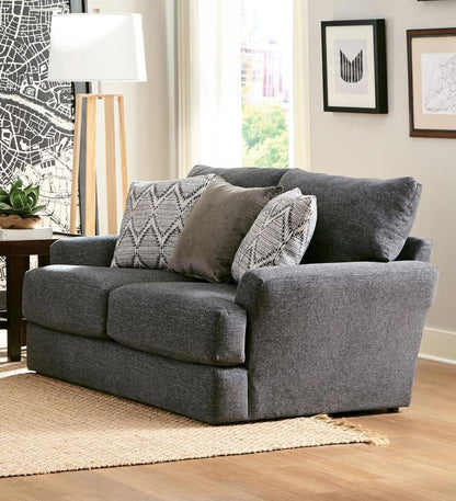 Jackson Furniture - Howell Loveseat in Night/Graphite - 3482-02/1617-48/1726-48 veiw 5