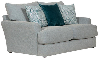 Jackson Furniture - Howell Loveseat in Seafoam/Spa - 3482-02/1617-35/1726-35 veiw 1