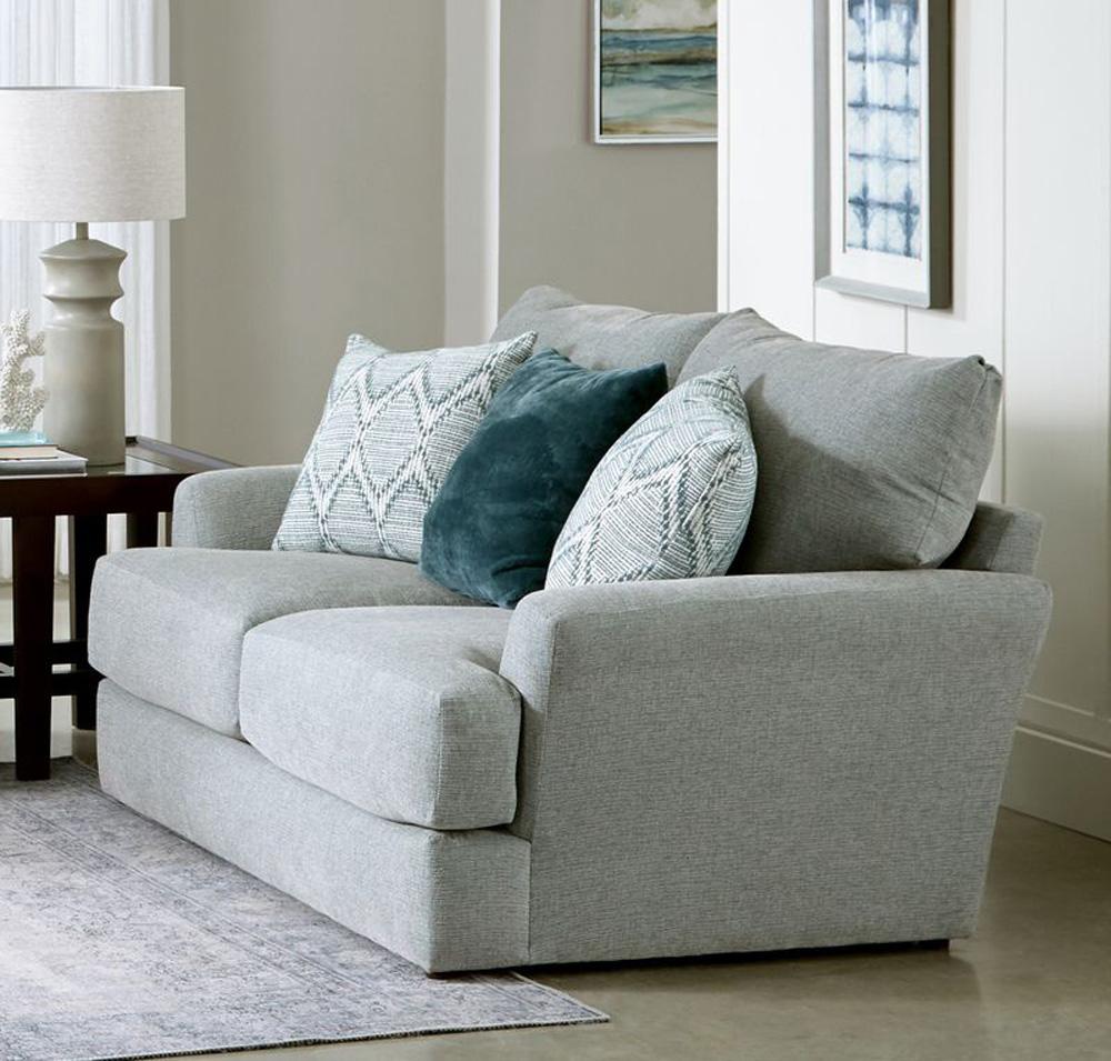 Jackson Furniture - Howell Loveseat in Seafoam/Spa - 3482-02/1617-35/1726-35 veiw 5