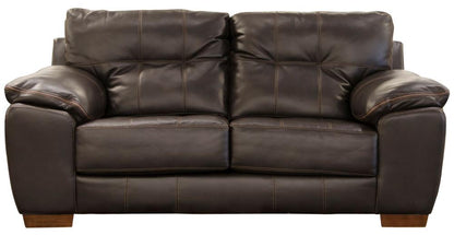 Jackson Furniture - Hudson Loveseat in Chocolate - 4396-02/1152-09/1252-09 veiw 2