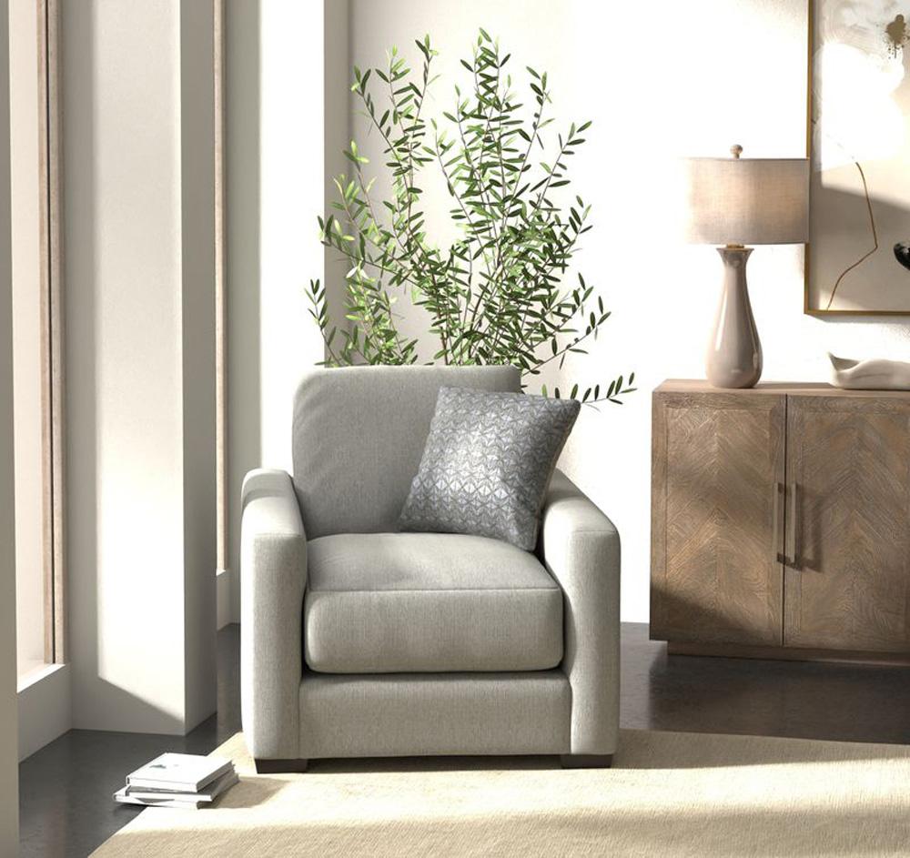 Jackson Furniture - Hyde Park Chair in Stone/Pewter - 2301-01/1625-18/2574-58 veiw 6