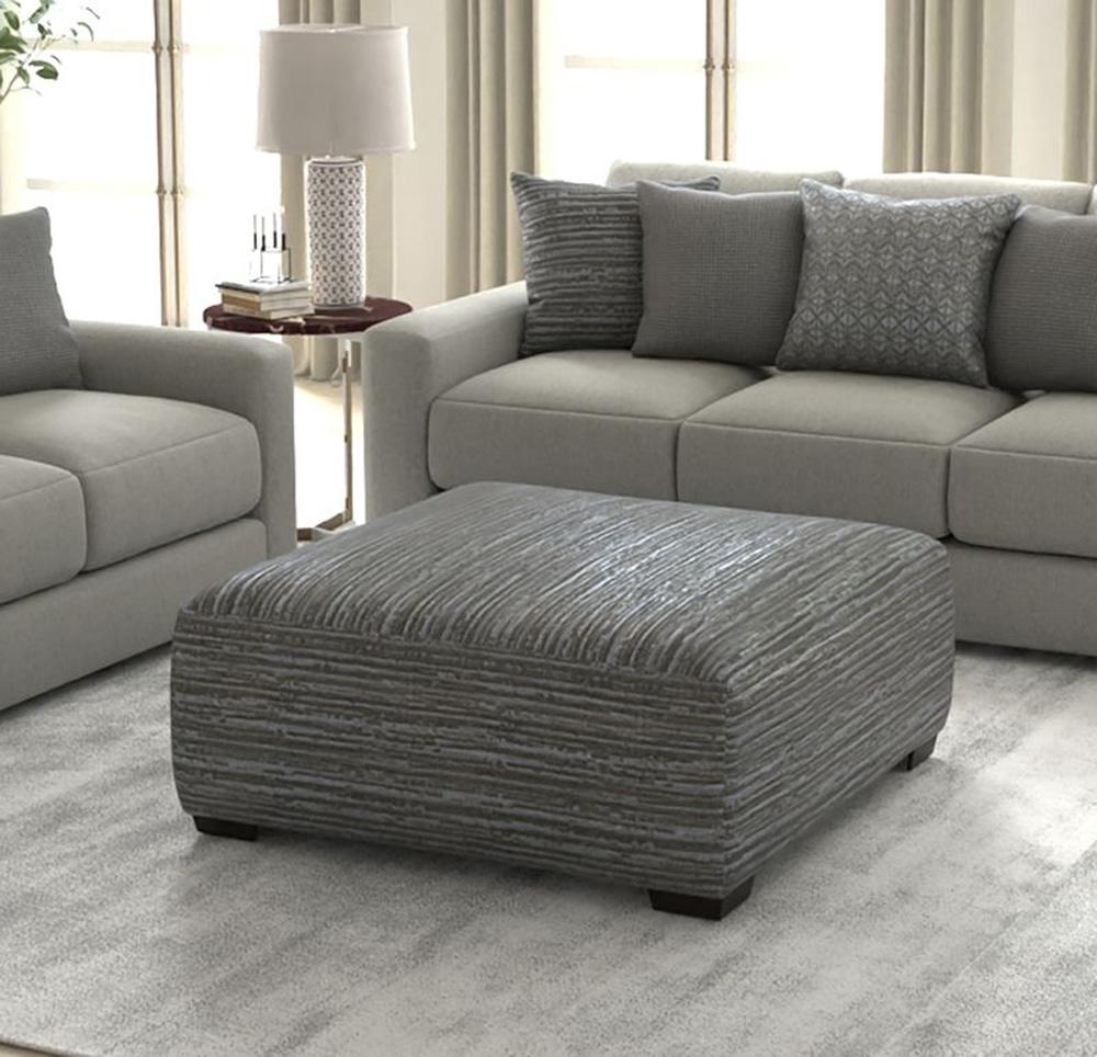 Jackson Furniture - Hyde Park Cocktail Ottoman in Pewter - 2301-28/2574-58 veiw 4