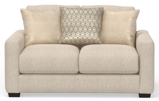 Jackson Furniture - Hyde Park Loveseat in Porcelain/Dove - 2301-02/1625-36/2574-36 veiw 2