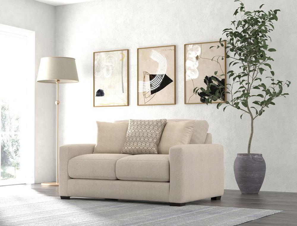 Jackson Furniture - Hyde Park Loveseat in Porcelain/Dove - 2301-02/1625-36/2574-36 veiw 5