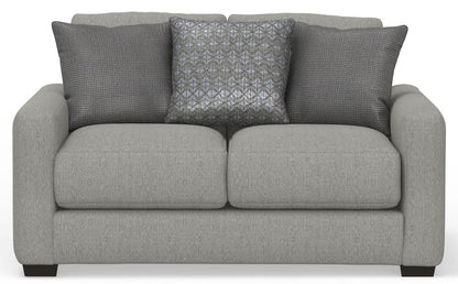 Jackson Furniture - Hyde Park Loveseat in Stone/Pewter - 2301-02/1625-18/2574-58 veiw 2
