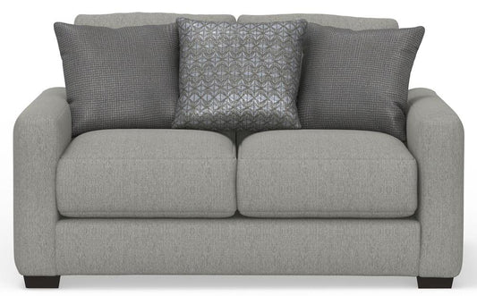 Jackson Furniture - Hyde Park Loveseat in Stone/Pewter - 2301-02/1625-18/2574-58 veiw 2