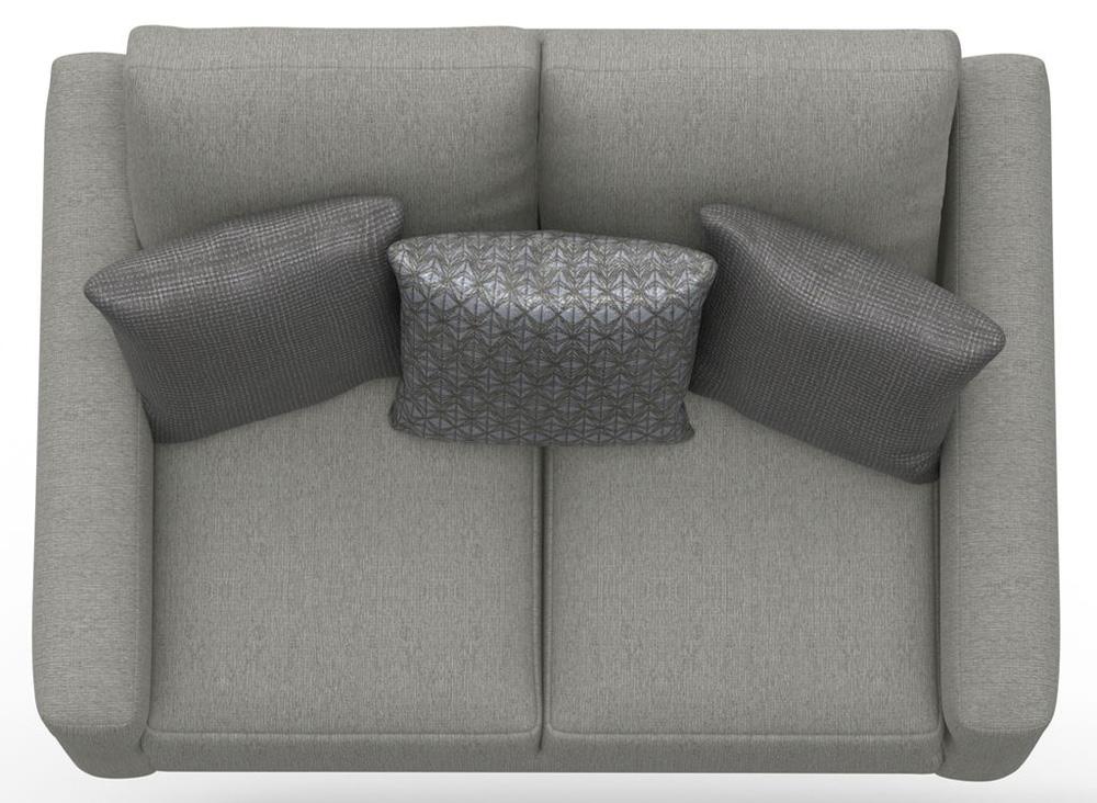Jackson Furniture - Hyde Park Loveseat in Stone/Pewter - 2301-02/1625-18/2574-58 veiw 5