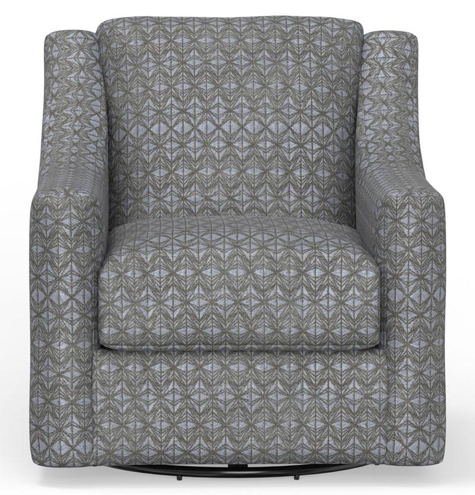 Jackson Furniture - Hyde Park Swivel Chair in Pewter - 2301-21/2573-58 veiw 2
