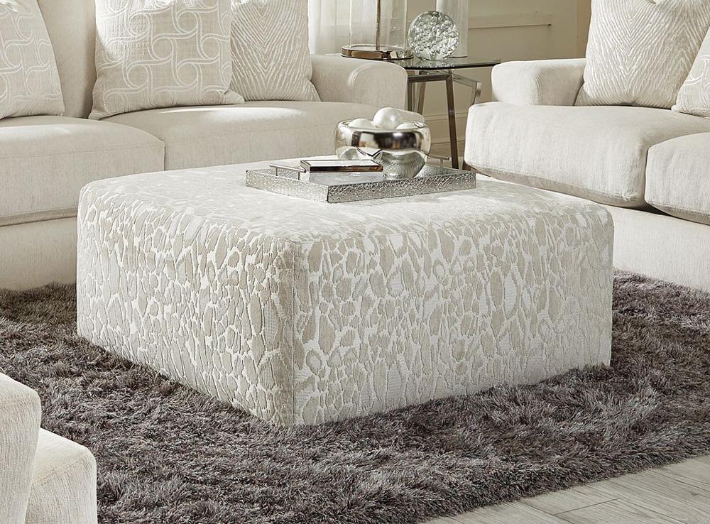 Jackson Furniture - Lamar Cocktail Ottoman in Cream - 4098-12/2266-06 veiw 5