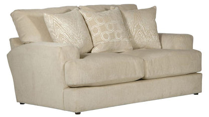 Jackson Furniture - Lamar Loveseat in Cream/Cream - 4098-02/1724-06/2267-06 veiw 1