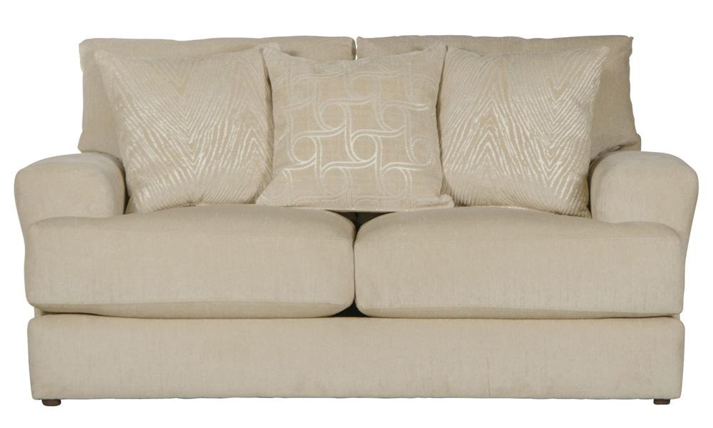 Jackson Furniture - Lamar Loveseat in Cream/Cream - 4098-02/1724-06/2267-06 veiw 2