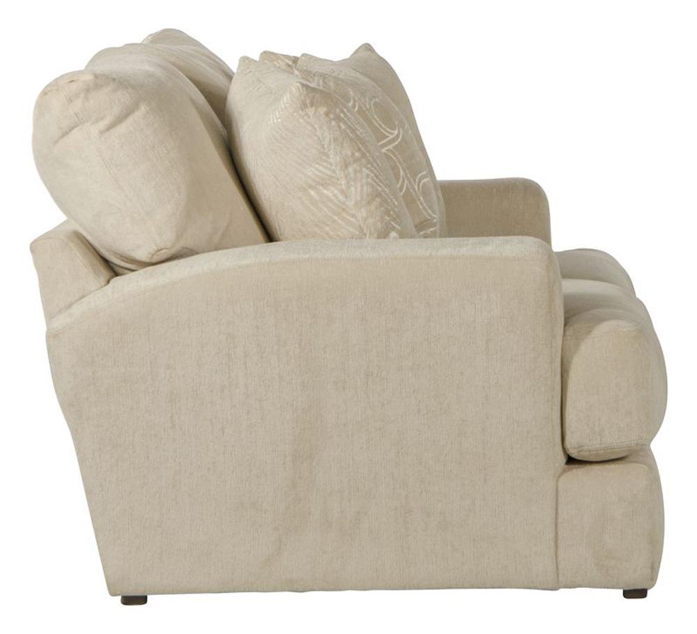 Jackson Furniture - Lamar Loveseat in Cream/Cream - 4098-02/1724-06/2267-06 veiw 3