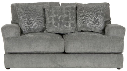 Jackson Furniture - Lamar Loveseat in Shark/Shark - 4098-02/1724-28/2267-28 veiw 2
