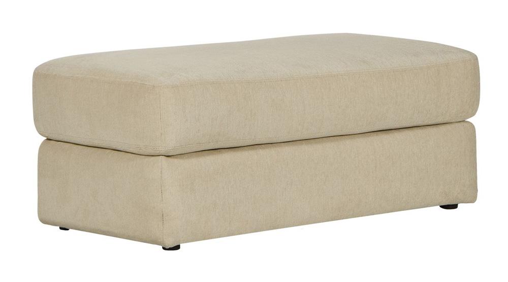 Jackson Furniture - Lamar Ottoman in Cream - 4098-10/1724-06 veiw 1