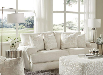 Jackson Furniture - Lamar Sofa in Cream/Cream - 4098-03/1724-06/2267-06 veiw 5