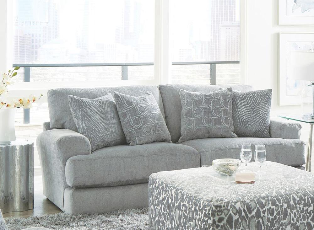 Jackson Furniture - Lamar Sofa in Shark/Shark - 4098-03/1724-28/2267-28 veiw 5