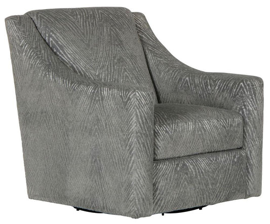 Jackson Furniture - Lamar Swivel Chair in Shark - 4098-21/2268-28 veiw 1
