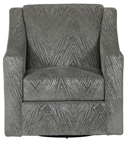 Jackson Furniture - Lamar Swivel Chair in Shark - 4098-21/2268-28 veiw 2